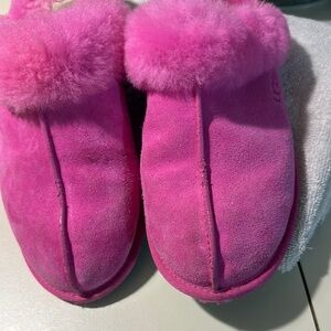 Pink Fuzzy Slippers